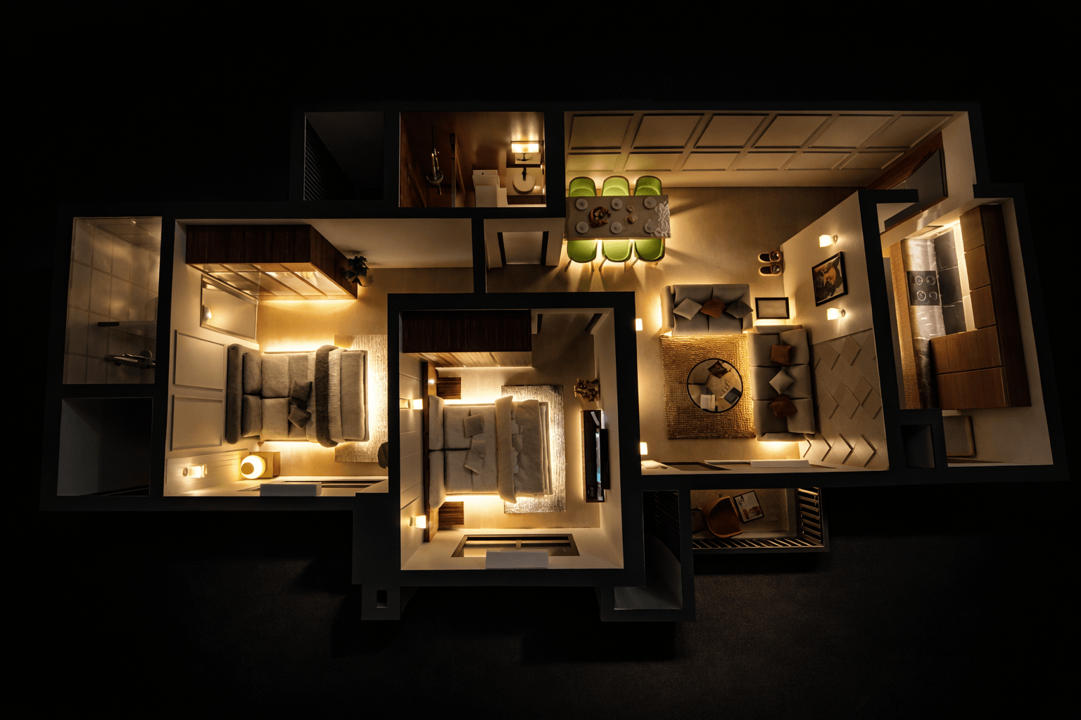 Residential architectural model