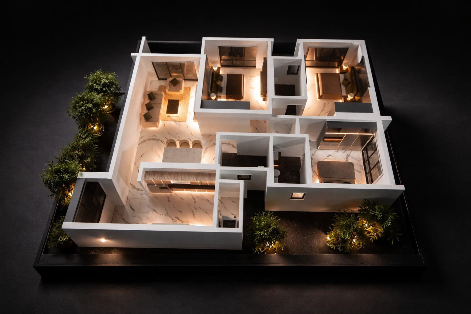 Residential architectural model